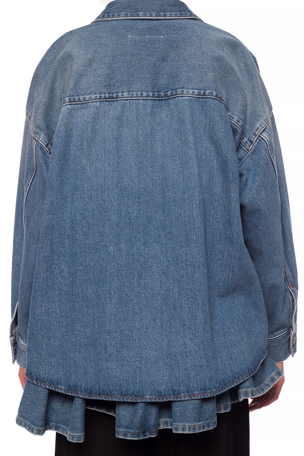 Blue Oversize denim shirt MM6 Maison Margiela - Vitkac GB